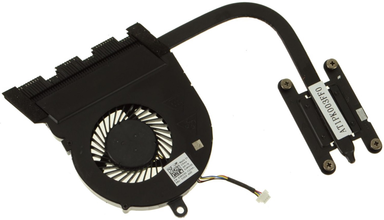 CPU COOLING FAN & HEATSINK ASSEMBLY FOR NB DELL INSPIRON 15 (5565) 17 (5765) (Dual Core AMD CPU"s)