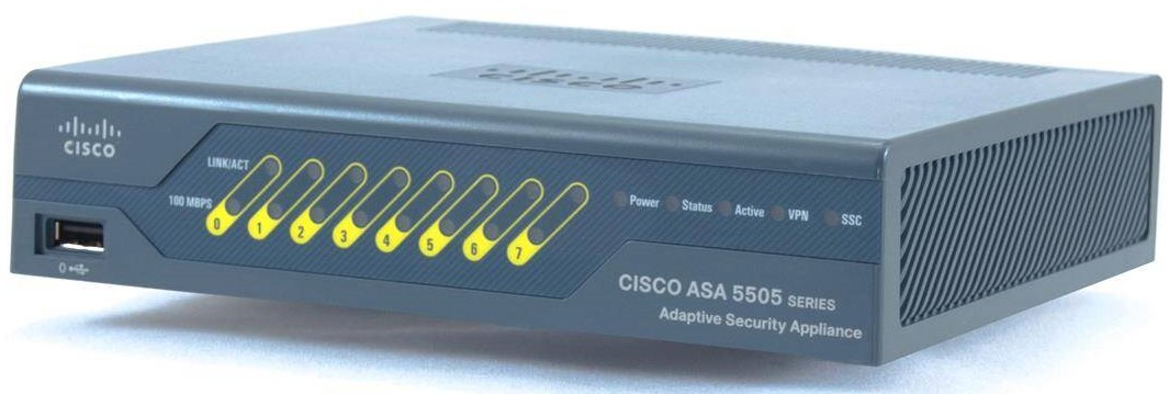 FIREWALL CISCO ASA 5505 ADAPTIVE SECURITY APPLIANCE (NO PSU)
