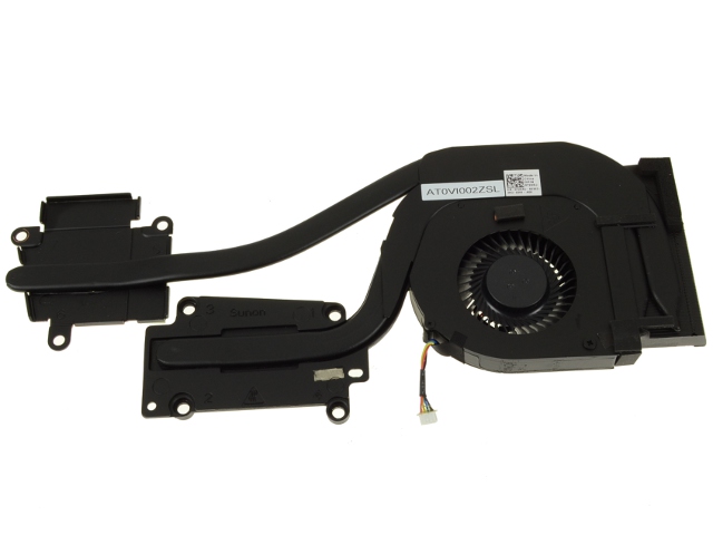 CPU COOLING FAN & HEATSINK ASSEMBLY FOR NB DELL LATITUDE E6540 (AMD RADEON GRAPHICS)