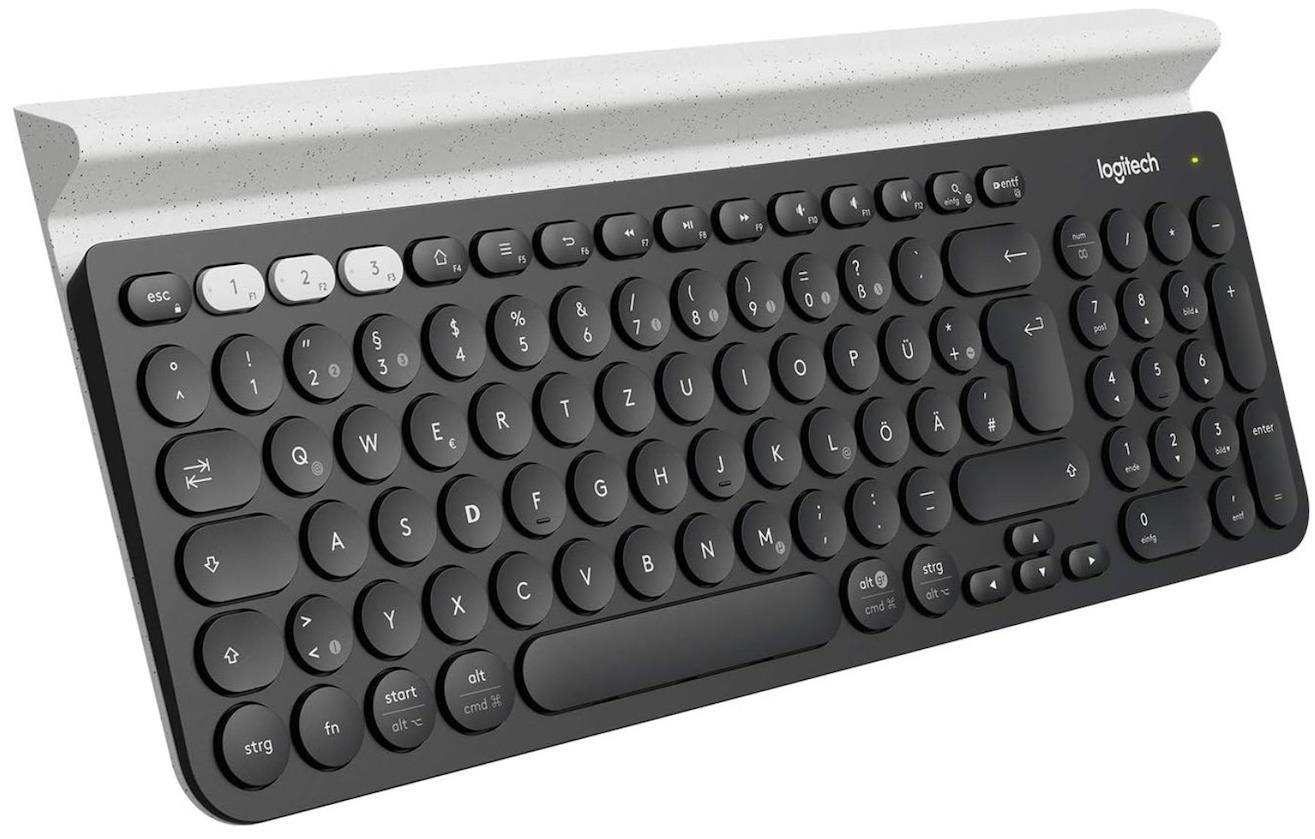 Logitech K780 Multi-Device Wireless/Bluetooth Black German New Open Box