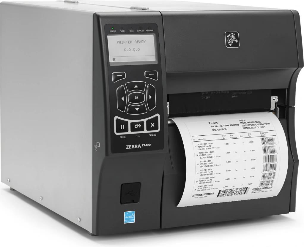 PRINTER Barcode Zebra ZT420 300dpi 254mm USB/Serial/Ethernet