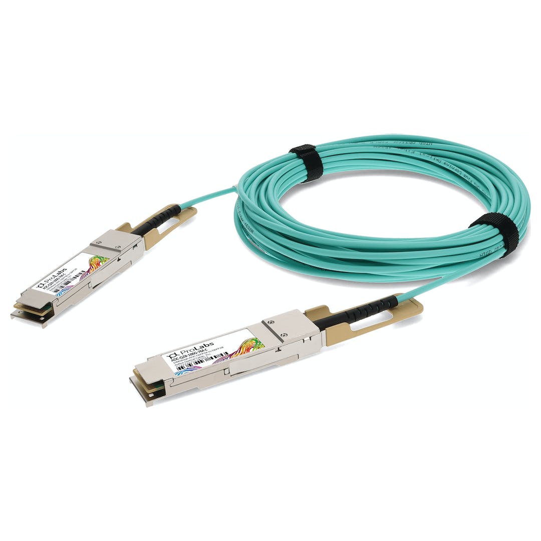 DELL OPTICAL FIBER CABLE QSFP28 MMF 100GBase 850nm 7M NEW
