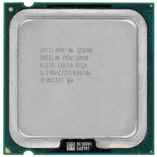 CPU INTEL PENTIUM E5800 3.20Ghz 2C 2MB LGA775