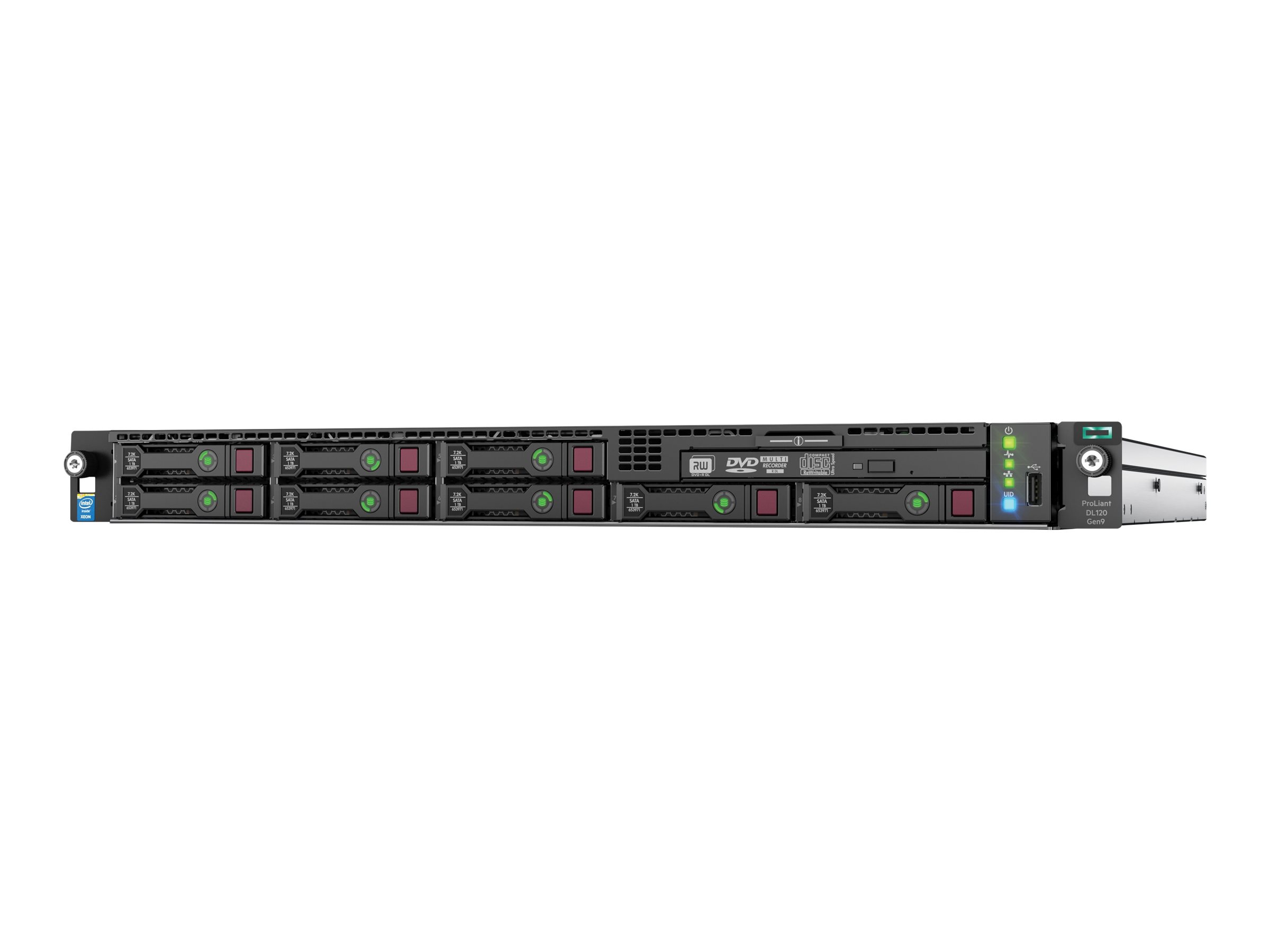 HP Proliant DL120 G9 (8xSFF) Xeon E5-2680 v3 (12-Cores)/32GB/DVD/No Rails