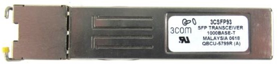 3COM COMPATIBLE 1000Base-T SFP TRANSCEIVER