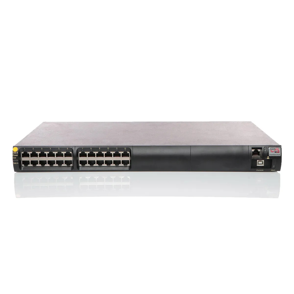 SWITCH MICROSEMI Powerdsine PD-9012G/ACDC/M 12-Ports Gigabit (1) 1G SFP POE w/ Rkmnts