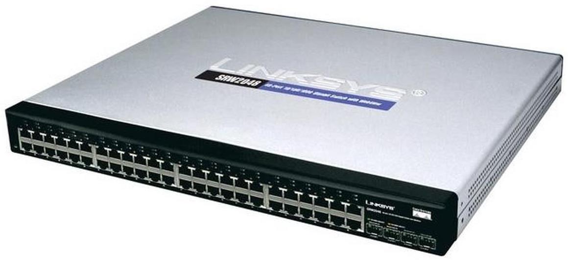 SWITCH CISCO SRW2048-K9 48-Ports Gigabit (2) 1G SFP w/ Rkmnts