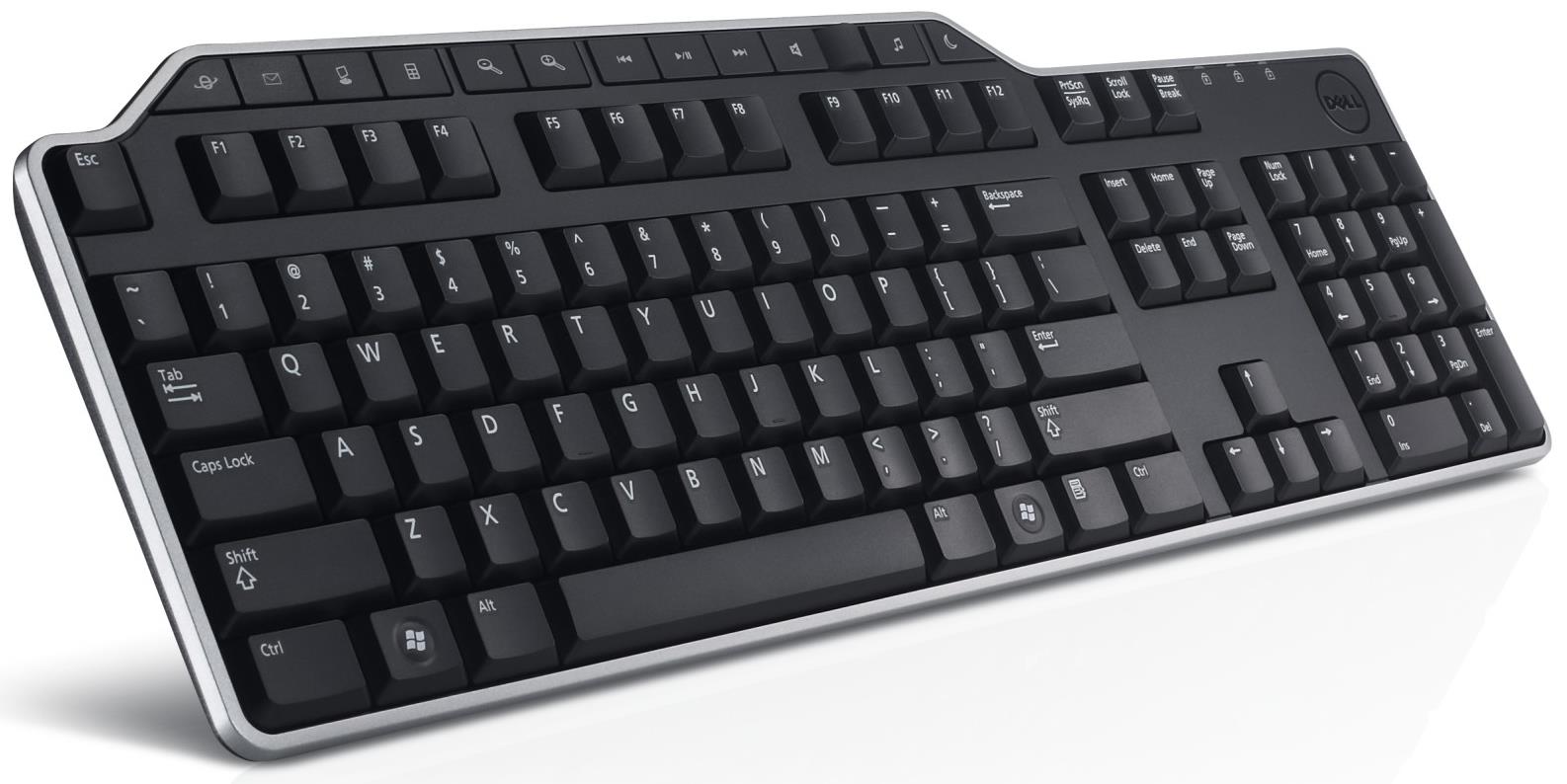 Dell KB522 Business Multimedia Keyboard Wired USB Black German NEW