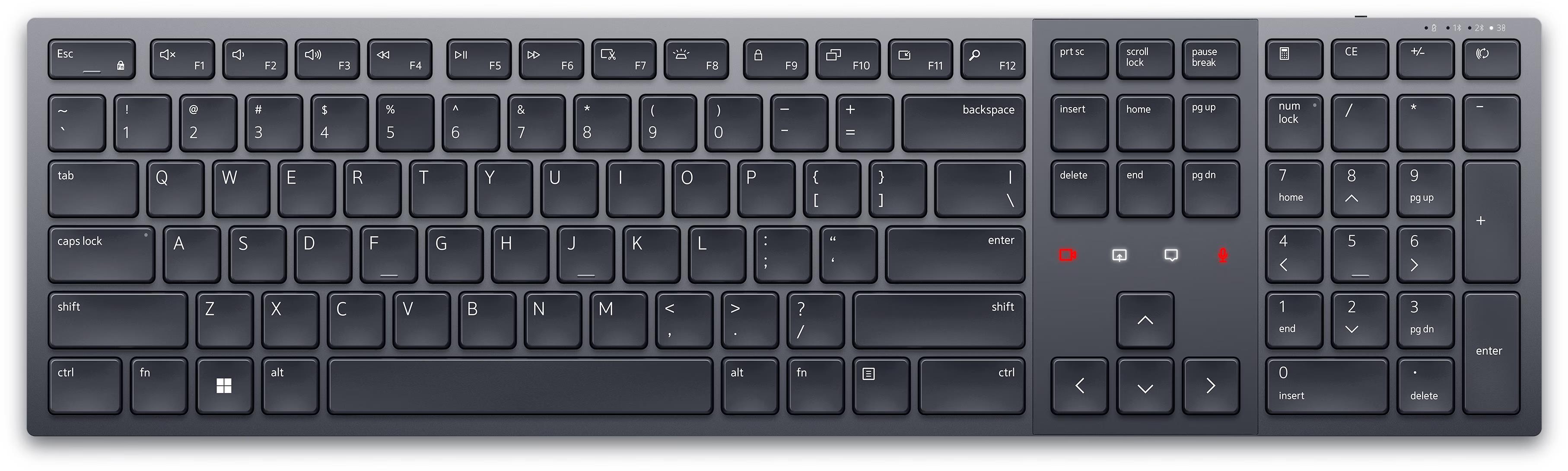 Dell KB900 Premier Collaboration Keyboard Wireless/Bluetooth Grey German New Open Box