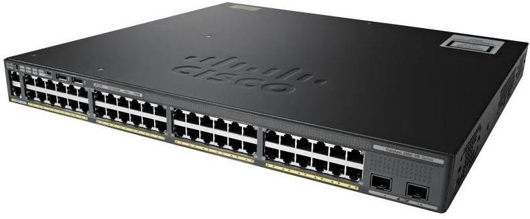 SWITCH CISCO WS-C2960X-48TD-L 48-Ports Gigabit (2) 10G SFP without/ Rkmnts