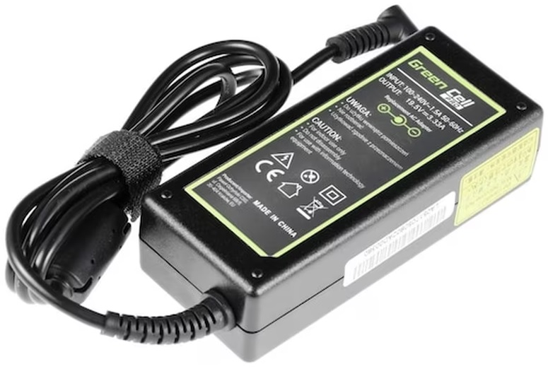 GREEN CELL PSU FOR HP 65W 4.5x3.0x12mm WITH PIN NEW