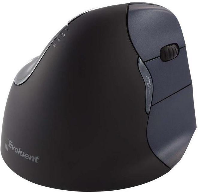 MOUSE Evoluent VerticalMouse 4 Right Wireless/Bluetooth Optical Black 135gr MAC OS Only
