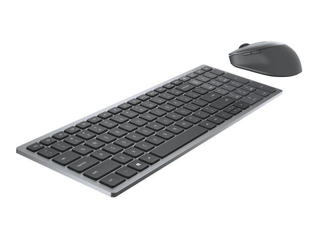 Dell KM7120W Multi-Device Keyboard & Mouse Wireless/Bluetooth Grey German New Open Box
