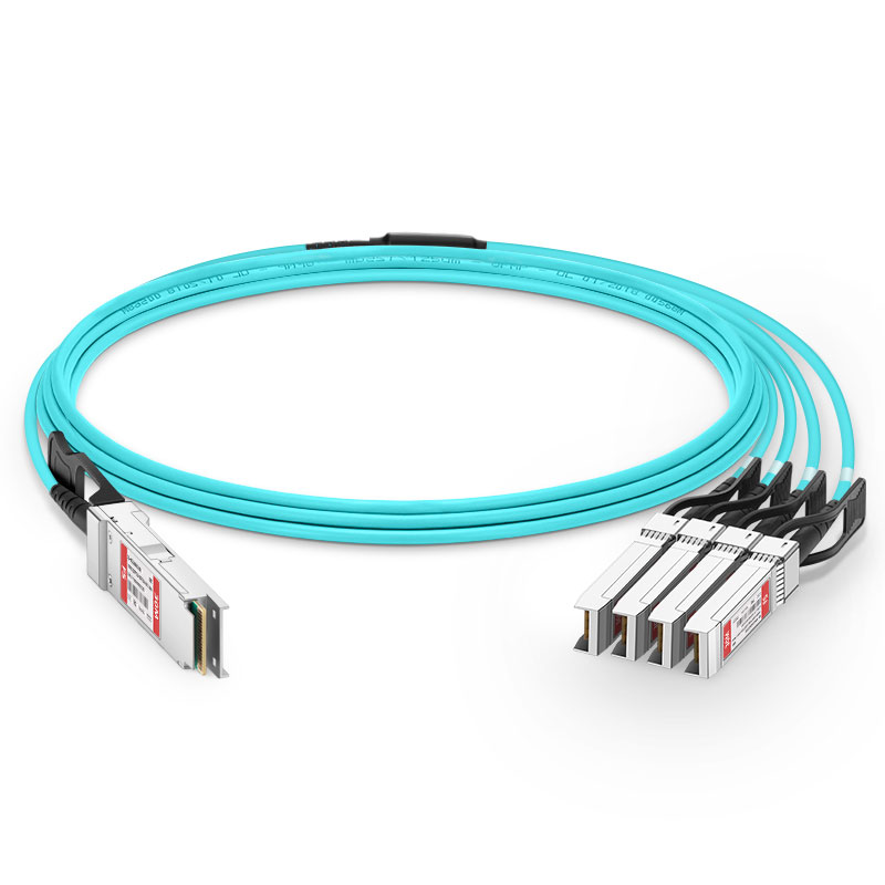 Cable Dell AOC-Q28-4S28-25G-30M 100G QSFP28 to 4x25GSFP28 Breakout Active Optical 30m QSFP-4SFP25G-AOC30M NEW