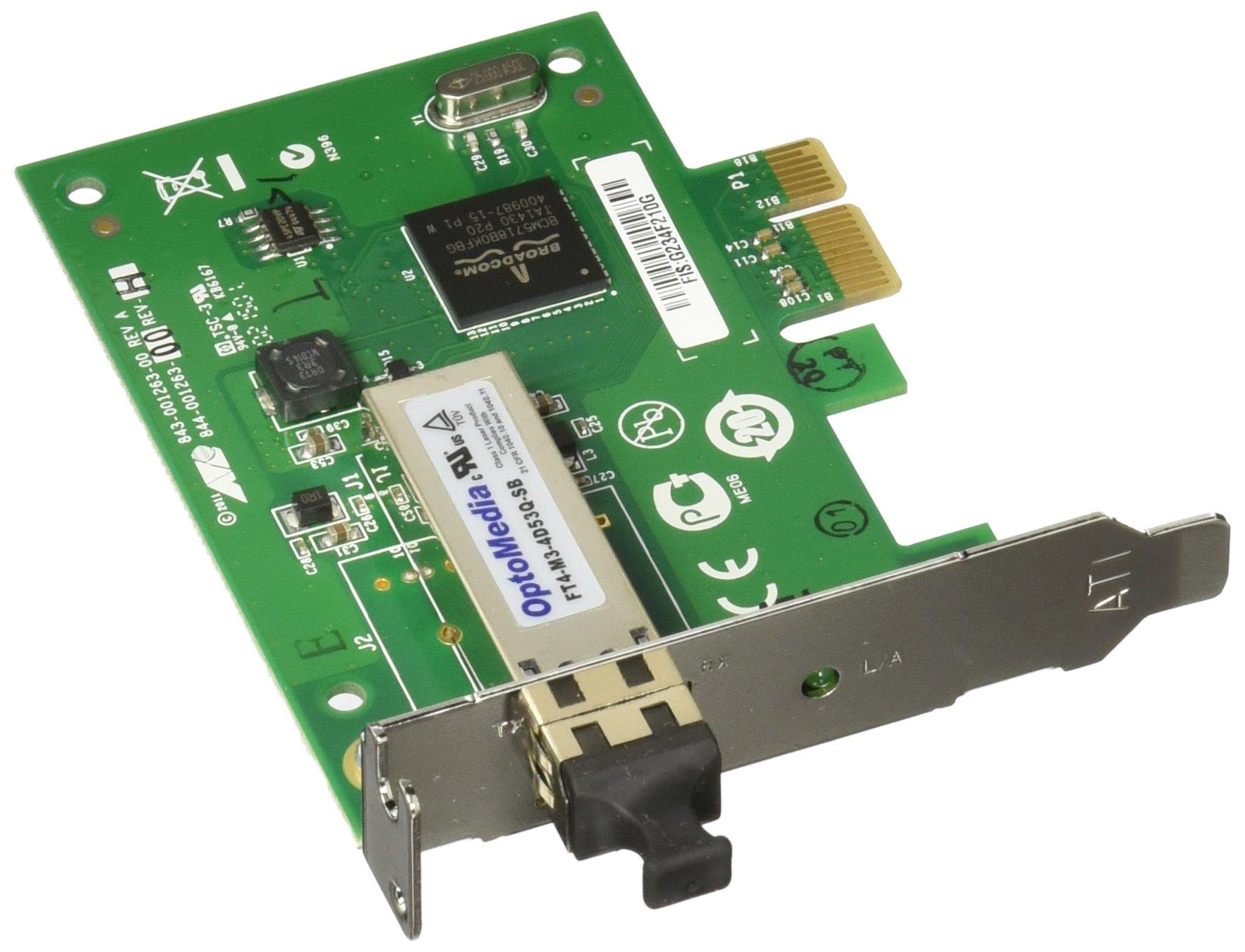 NIC Allied Telesis 1000SX/LC FIBER 1-port 1GB PCI-E L.P. DUPLEX