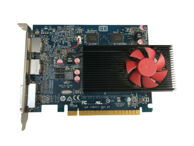 VGA HP AMD RADEON R9 350 2GB GDDR5 (1) DVI-D (2) DP PCI-e F.P.