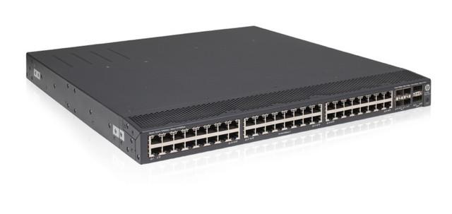 SWITCH HP 5900AF 48-Ports Gigabit (4) 10G SFP+, (2) 40G QSFP+ 2x PSU 650W (P/N: JC680A) w/ Rkmnts