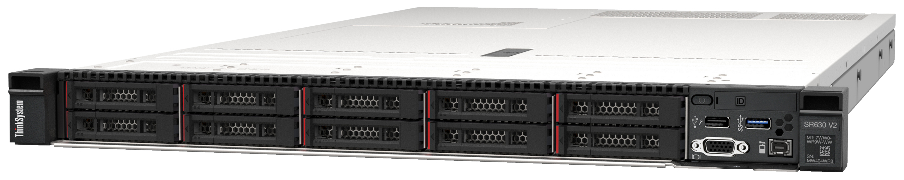 Lenovo Thinksystem SR630 (8xSFF) 2 x Xeon 6148 (20-Cores)/64GB/2x960GB SSD/930-8i/No Rails