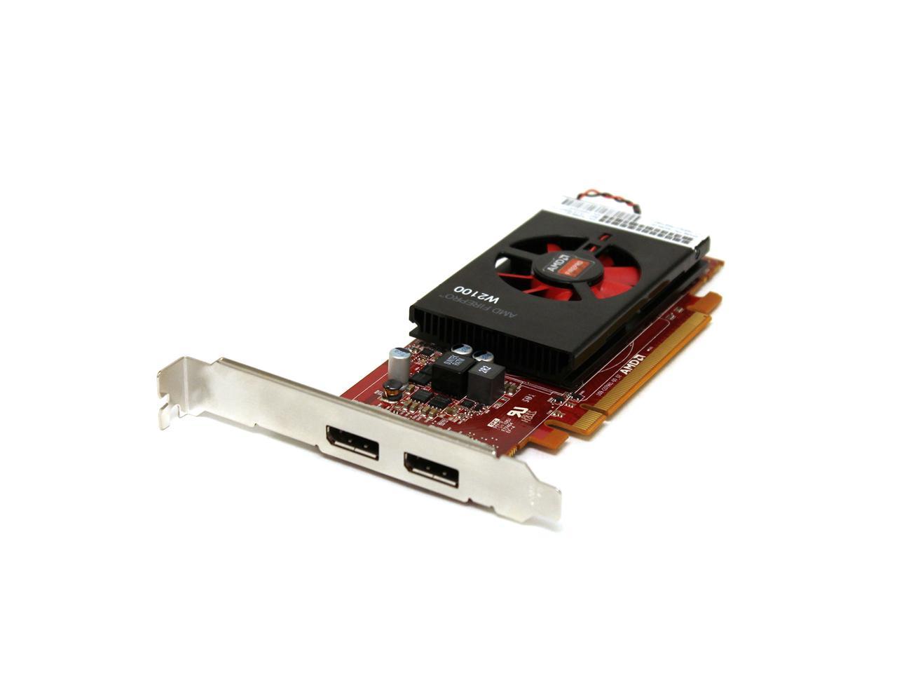 VGA AMD FIREPRO W2100 512MB DDR3 (2) DP PCI-e F.P.