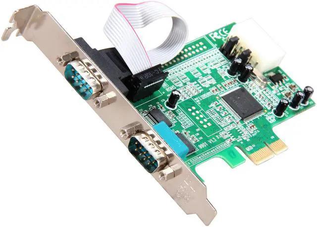 STARTECH RS232 2 PORT SERIAL ADAPTER PCI-E x1 F.P.