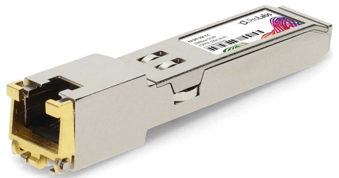 CURVATURE 1000BASE-T SFP COOPER 100m RJ-45 TRANSCEIVER MODULE