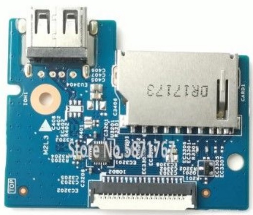 USB / SD READER BOARD WITH CABLE FOR DELL LATITUDE 3470