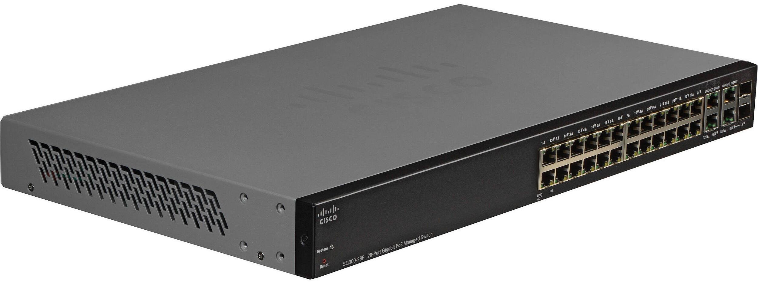 SWITCH CISCO SRW2024-K9 24-Ports Gigabit (2) 1G SFP without/ Rkmnts