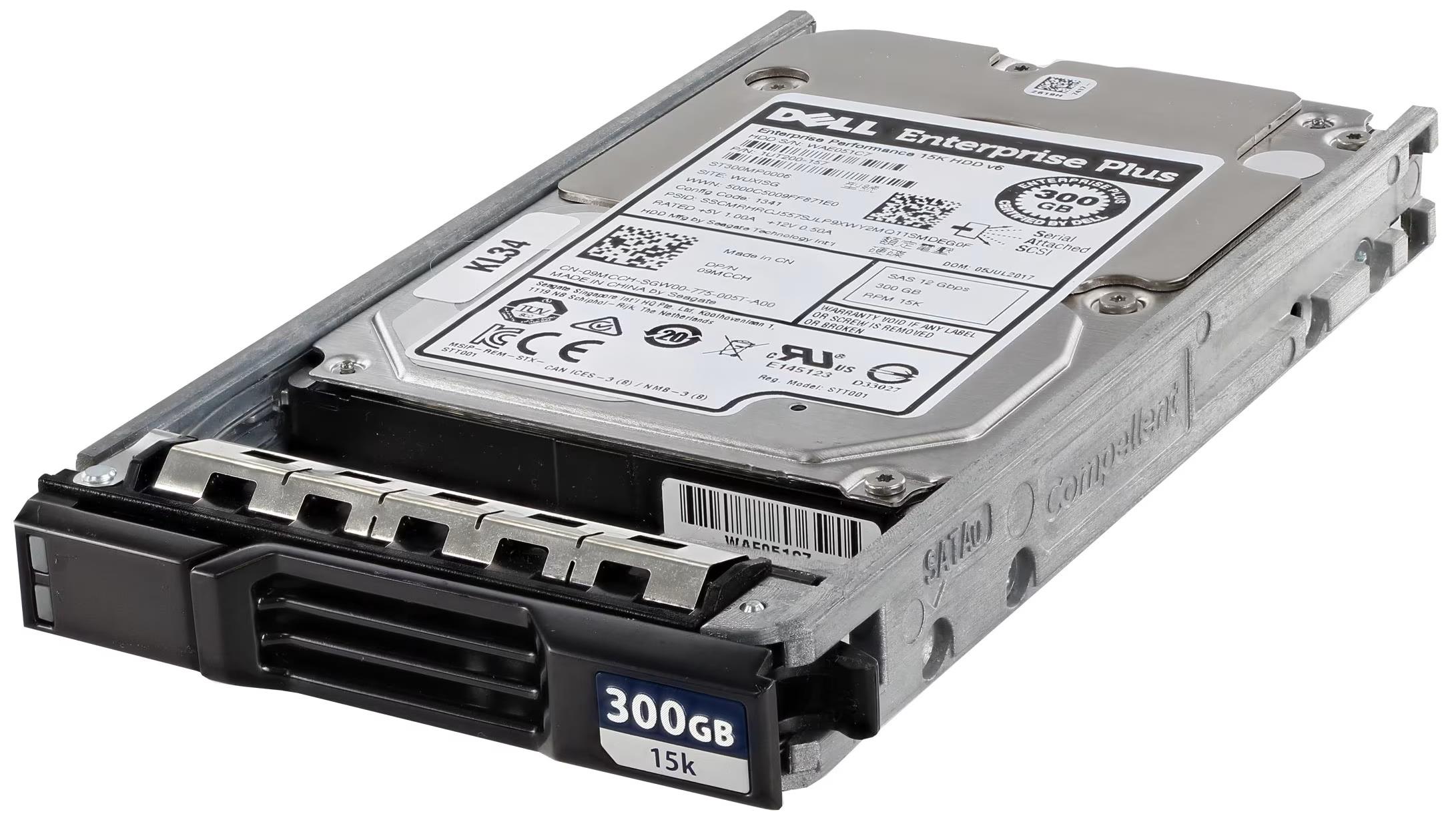 HDD DELL 300GB SAS 12G 2.5" 15K Compellent
