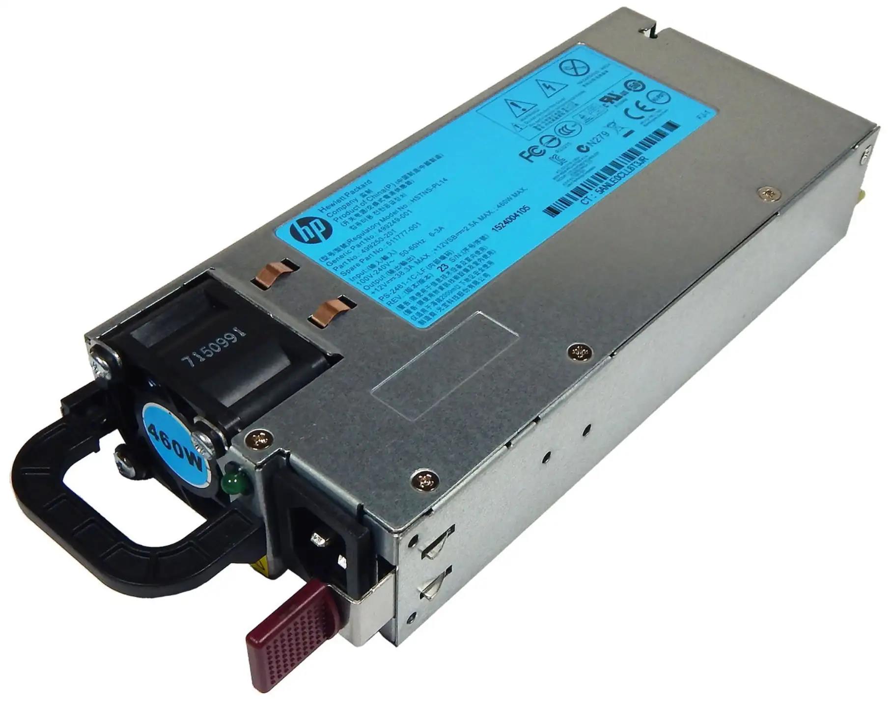 PSU 460W FOR HP SERVER ML310E/ML350p/DL360e/DL360p G8/DL380 G7/HP STORAGE D2600/D3600