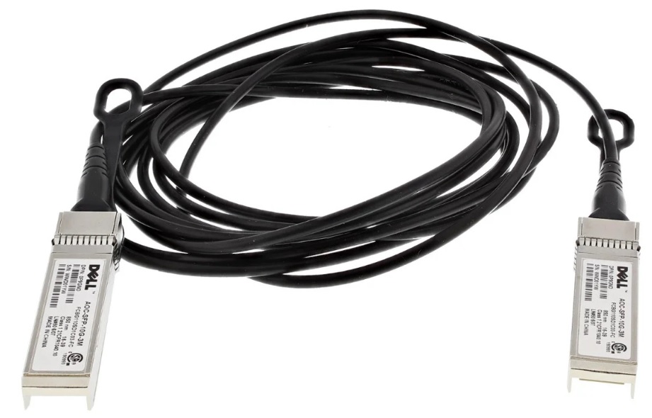 DELL 10GBase SFP+ TO SFP+ ACTIVE OPTICAL CABLE 2M NEW