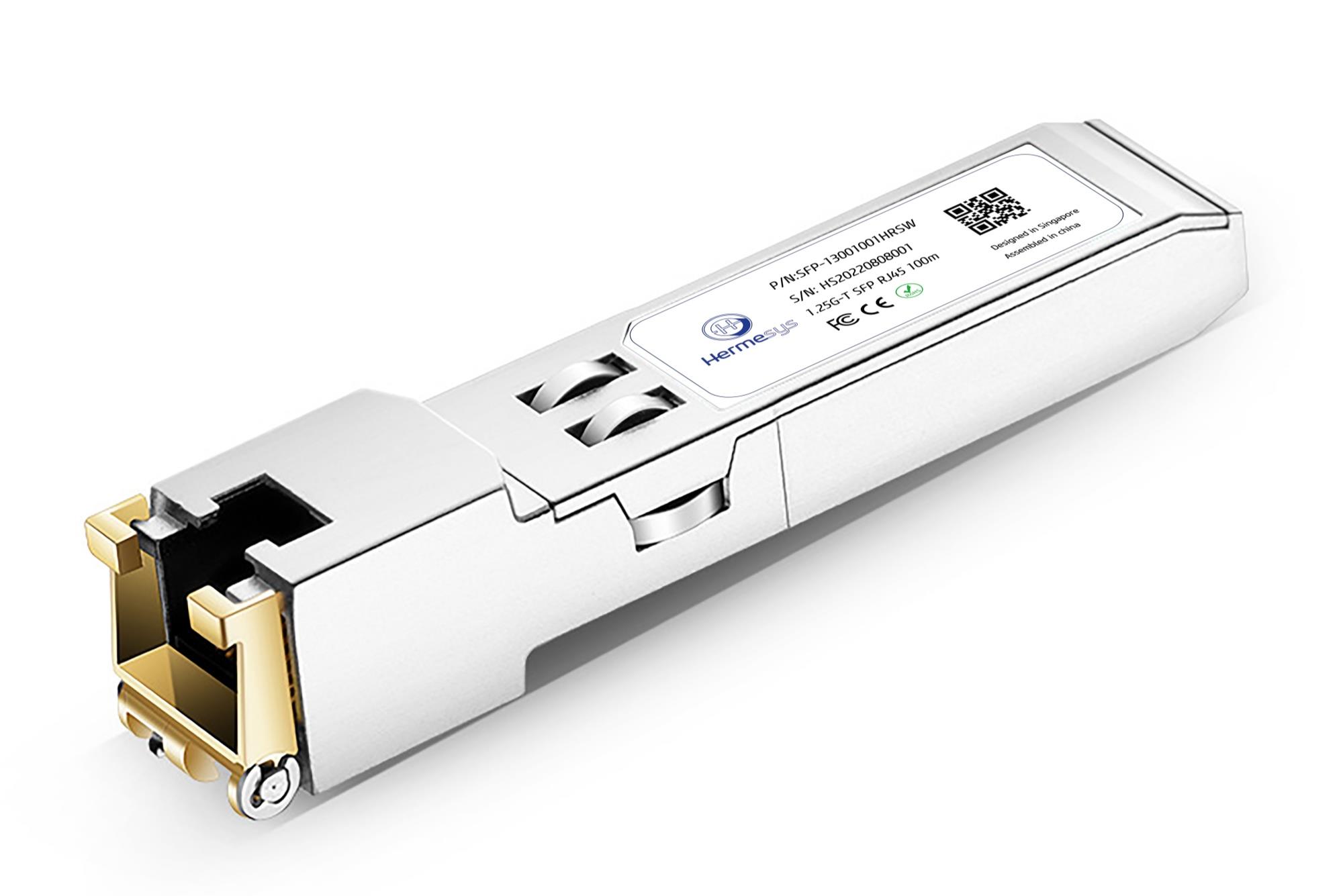 PeakOptical 1GBPS 100M RJ-45 COPPER DUPLEX LC TRANSCEIVER