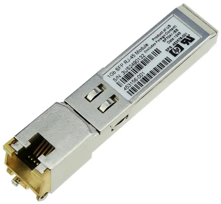 HPE BladeSystem c-Class Virtual Connect 1G SFP RJ-45 Transceiver
