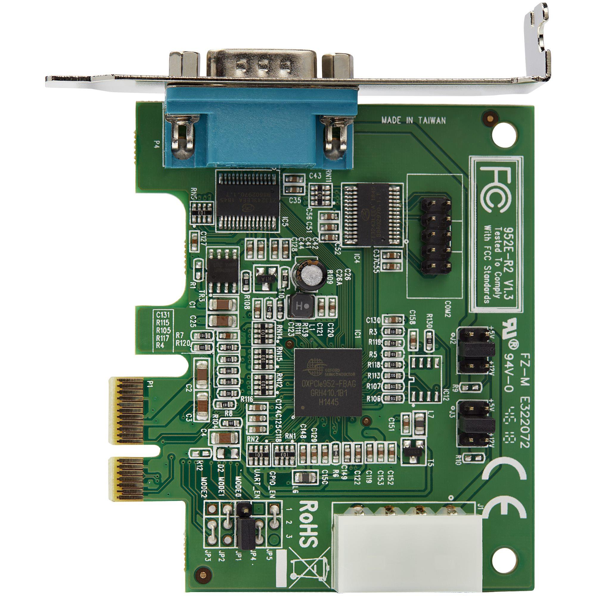 STARTECH RS232 1 PORT SERIAL ADAPTER PCI-E x1 L.P.