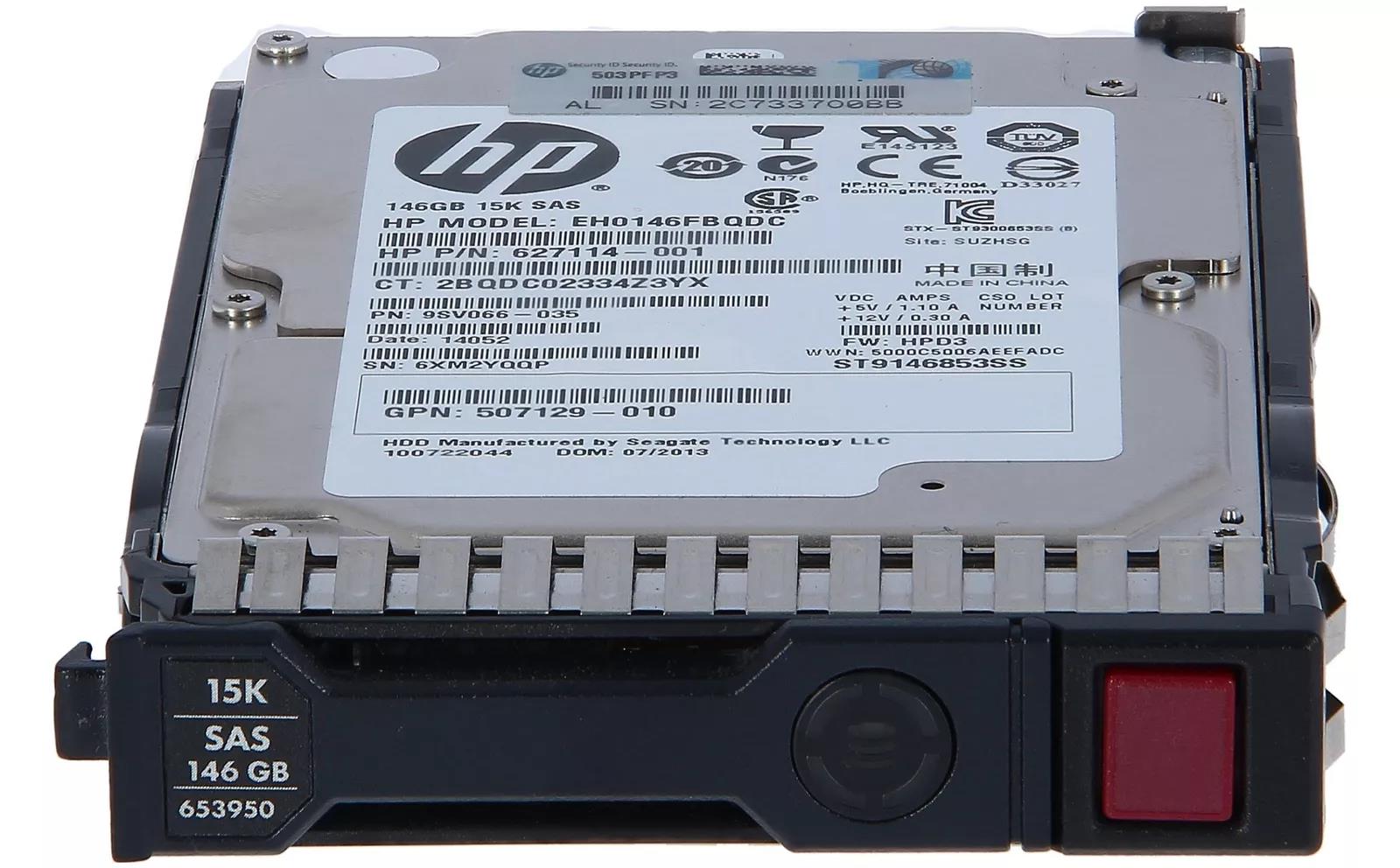 HDD HP 146GB SAS 6G 2.5" 15K
