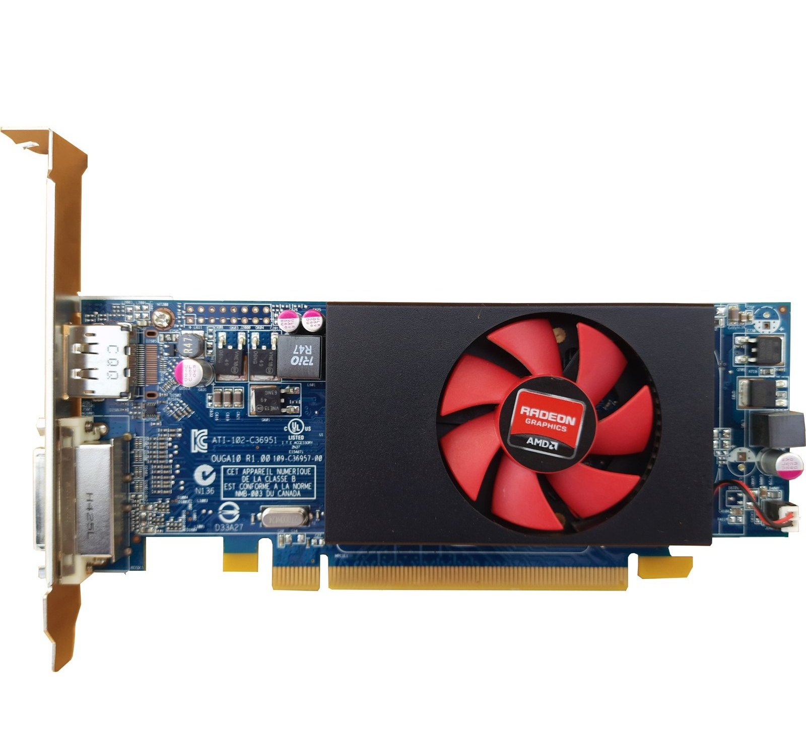 VGA DELL AMD RADEON HD 8490 1GB GDDR3 (1) DVI-I (1) DP PCI-e F.P.