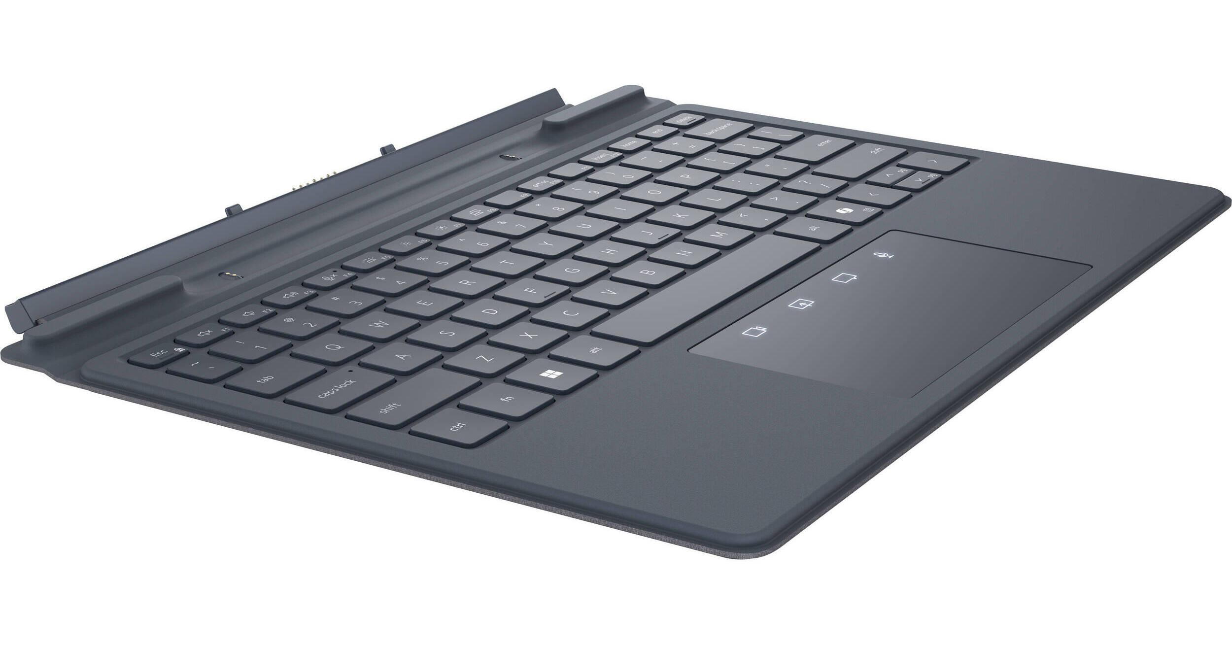 KB WITH PALMREST/TOUCHPAD FOR TABLET DELL LATITUDE 7350 DETACHABLE BACKLIT RIVER BLUE GER