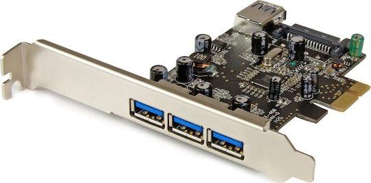STARTECH 4-PORT USB CARD PCI-E (USB 3.2 GEN 1) L.P