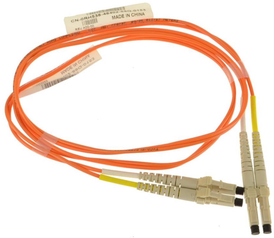 Amphenol Fiber Optic Multimode Patch Cable C/A 2.0MM RISER 50/125 1M NEW