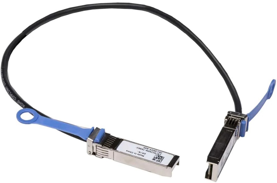 DELL SFP+ TO SFP+ PASSIVE COPPER FIBRE CABLE 0.5M NEW