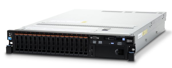 Lenovo X3650 M4 (8xSFF) 2 x Xeon E5-2620 (6-Cores)/32GB/DVD/2x550W/No Rails