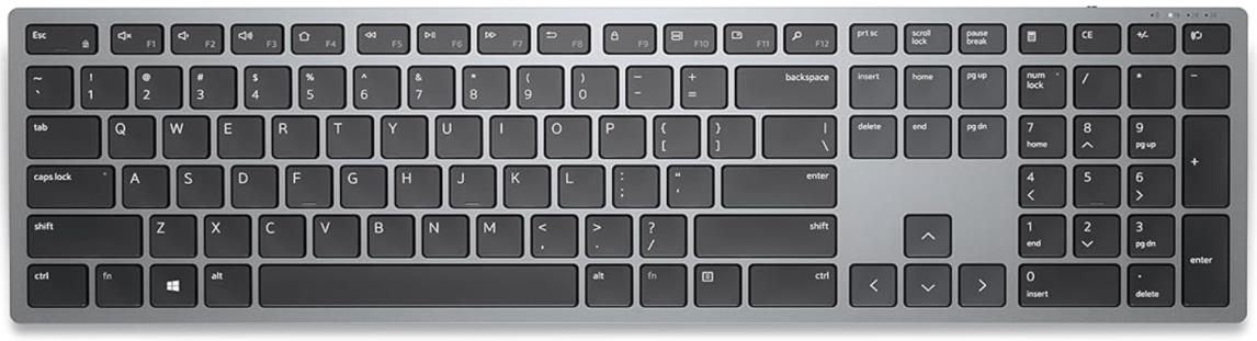 Dell KB7221Wt Wireless/Bluetooth Grey Icelandic No USB Dongle (Only Bluetooth)