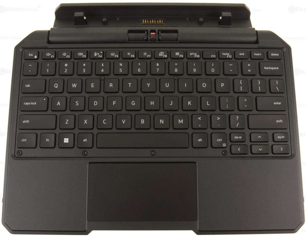 KB WITH PALMREST/TOUCHPAD FOR TABLET DELL LATITUDE 7230 RUGGED EXTREME BLACK US