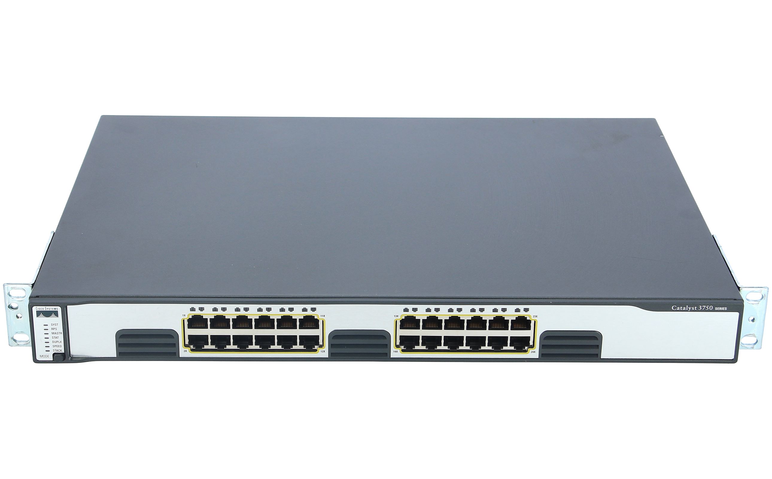 SWITCH CISCO WS-C3750G-24T-S 24-Ports Gigabit w/ Rkmnts