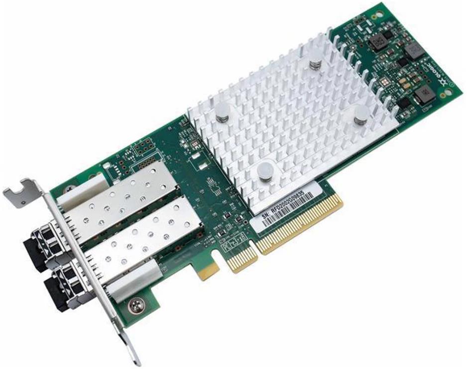 NIC DELL Qlogic Qle2692l 2-ports 16GB PCI-E x8 L.P. HBA Fibre Channel Host Bus Adapter