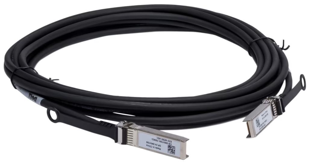 Cable Dell (Force10) CBL-10GSFP-DAC-7M 10G SFP+ Passive Direct Attach Copper Twinax 7m ONS-SC+-10G-CU7, DAC-SFP-10G-7M NEW