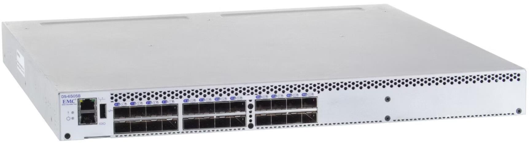SWITCH EMC DS-6505B 24-Ports/24-Ports (24) 16Gb SFP+ 2x PSU 150W (P/N: 105-000-165) without/ Rkmnts