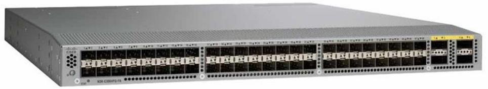 SWITCH NEXUS N3K-C3064-X-BA-L3 48-Ports - (48) 10G SFP+ (4) 40G QSFP+, 2x PSU 400W (P/N: N2200-PAC-400W-B) without/ Rkmnts