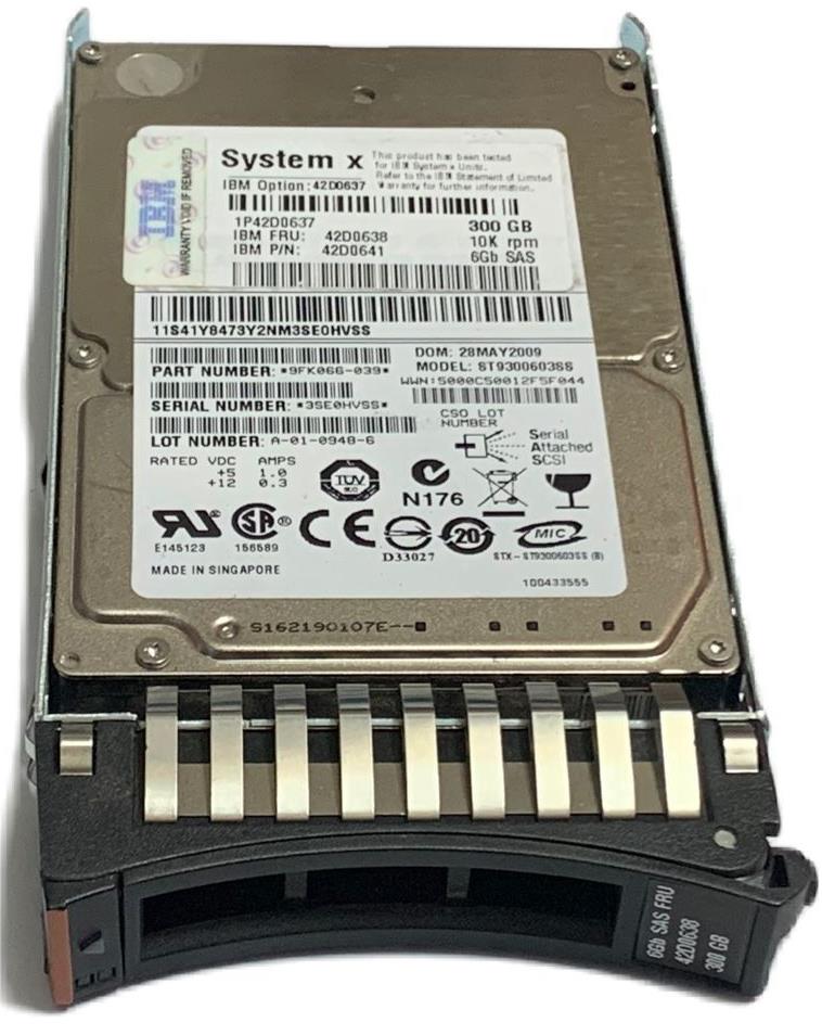 HDD IBM 300GB SAS 6G 2.5" 10K